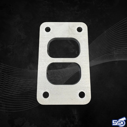TURBO FLANGE PLATE T3 Turbo 4 Bolt - Twin Scroll (Divided Inlet)