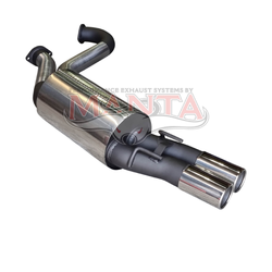 Twin 3" Rear Muffler - Holden Commodore VT-VZ V8 Wagon & Ute