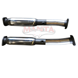 2.5" Cat Delete Pipes - Nissan Patrol Y62 5.6L V8 Wagon & Warrior Models