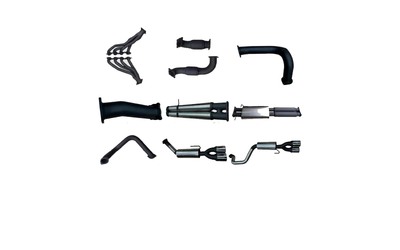 Chevrolet Silverado 1500 6.2L - 1 3/4" Extractors, Cats & Twin 3" Exhaust