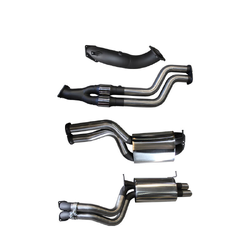 3" Cat Back Exhaust - Ford Falcon BA XR8 Sedan - Stainless Steel Exit Drivers Side