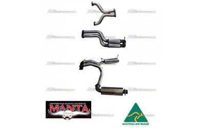 FORD FALCON FG & FG-X XR8 GT 5.4LT SEDAN MANTA 3" QUAD STAINLESS CATBACK EXHAUST