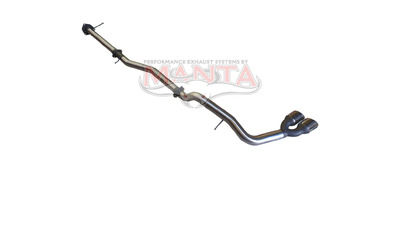 3" DPF Back Exhaust - Ford Ranger Next Gen T6 3.0L V6 TD - Stainless