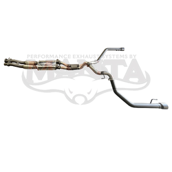 Twin 3" Cat Back Exhaust - Ford Ranger Raptor Next Gen T6 3.0L V6
