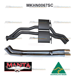HOLDEN COMMODORE VP VR VS SEDAN IRS V8 TWIN 2.5" CATBACK EXHAUST SC PIPE REAR