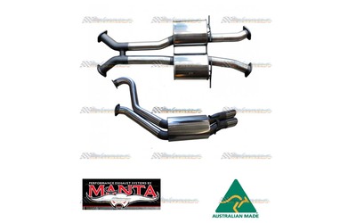 Twin 3" Cat Back Exhaust - Holden Commodore VT-VZ V8 Sedan