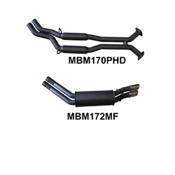 HOLDEN HSV VY V8 5.7L SEDAN DUAL 2.5" STAINLESS MANTA EXHAUST