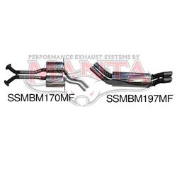 Twin 2.5" Cat Back Exhaust - Holden Monaro VX VY V8 5.7L