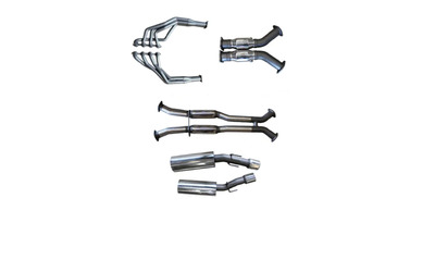 Twin 3" Exhaust with 1 7/8" Extractors - Holden Monaro VZ V8 5.7L 