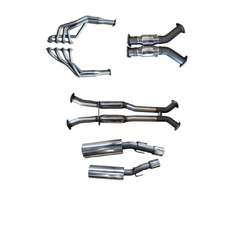 Twin 3" Exhaust with 1 7/8" Extractors - Holden Monaro VZ V8 5.7L 