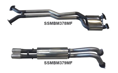 HOLDEN COMMODORE VY VZ V8 1 TONNE UTE TWIN 2.5" CATBACK EXHAUST