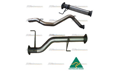 HOLDEN TRAILBLAZER RG 2.8LT TD 3" DPF BACK STAINLESS MANTA EXHAUST 