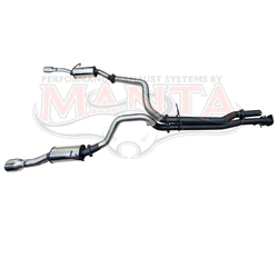 CAT BACK EXHAUST Twin 3" - RAM 1500 (DT) 3.0L TT Hurricane HO (2025-26)