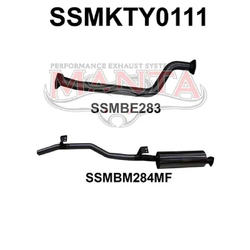 2.5" Exhaust - Toyota Landcruiser FJ75 HJ75 4.0L Diesel Ute & Troopy