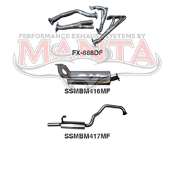 Extractors & 2.5" Exhaust - Toyota Landcruiser FZJ105 Series 4.5L Petrol