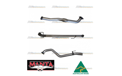 TOYOTA HILUX GUN126R 2.8TD 09/2015-ON MANTA 3" DPF BACK STAINLESS EXHAUST