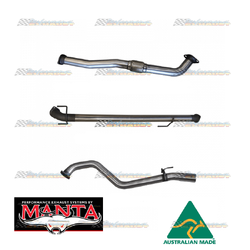 TOYOTA HILUX GUN126R 2.8TD 09/2015-ON MANTA 3" DPF BACK STAINLESS EXHAUST