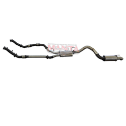 Twin 3" to Single 4" Turbo Back Exhaust - Landcruiser 200 Series 4.5L (2015-21)