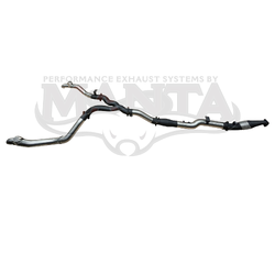 Twin 4" Turbo Back Exhaust - Toyota Landcruiser VDJ79 4.5L Ute (2016-2025)