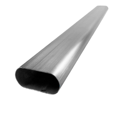 3" OVAL Exhaust Pipe Tube - 1.5mm Wall x 1 MTR