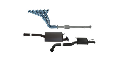 Extractors, High Flow Cat & 2.5" Exhaust - Ford Territory SX 6cyl 4.0L NA