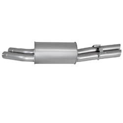 Twin 2.5" Rear Muffler - Holden Commodore VT-VZ V8 Sedan