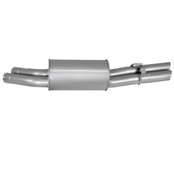 Twin 2.5" Rear Muffler - Holden Commodore VT-VZ V8 Sedan