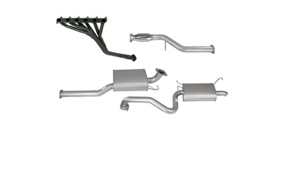 Extractors, Cat & 2.5" Exhaust Falcon BA XT 4.0L Sedan