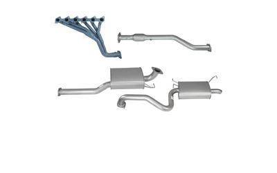 Extractors, Cat & 2.5" Exhaust - Falcon BF XT 4.0L Sedan - No Tune Req