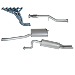 Extractors, High Flow Cat & 2.5" Exhaust - Ford Falcon BA 4.0L NA Ute Tray RTV