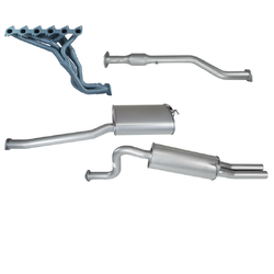 Extractors, High Flow Cat & 2.5" Exhaust - Ford Falcon BF 4.0L NA Ute Tray RTV