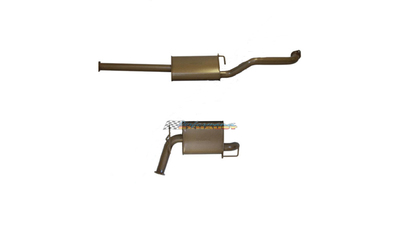 FORD TERRITORY KING BROWN 4L 2& 4WD 2.5" EXHAUST SYSTEM CAT BACK