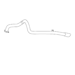 Standard Tailpipe - Toyota Hilux TGN16 2.7L Petrol (2005-15)