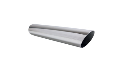 Angle Cut STAINLESS Exhaust Tip - 2" Inlet - 2 1/8" Outlet (12" Long)