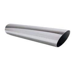 Angle Cut STAINLESS Exhaust Tip - 2" Inlet - 2 1/8" Outlet (12" Long)