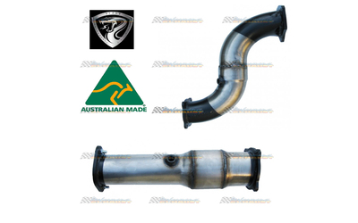 FORD FALCON FG FGX XR6 TURBO - ADVANCE 4" DUMP PIPE & 100 CELL HIGH FLOW CAT