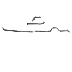 3" Turbo Back Exhaust - Toyota Fortuner GUN 2.8L 1GD-FTV (2015 onward)