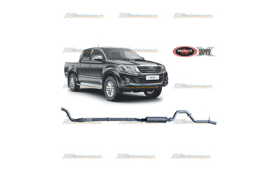 TOYOTA HILUX D4D 2005-15 3.0LT TD REDBACK EXTREME 3" EXHAUST WITH CAT & MUFFLER