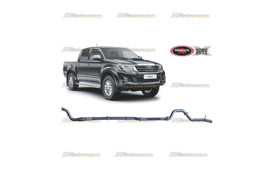 TOYOTA HILUX D4D 2005-15 3.0LT TD REDBACK EXTREME 3" EXHAUST WITH CAT & PIPE