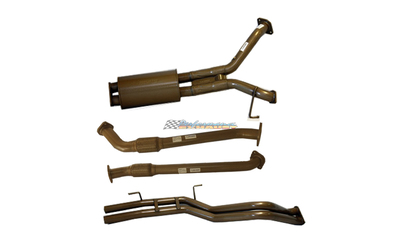 TOYOTA LANDCRUISER 200 SERIES V8 4.5LT DUAL 2.5" KING BROWN EXHAUST 