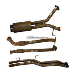 TOYOTA LANDCRUISER 200 SERIES V8 4.5LT DUAL 2.5" KING BROWN EXHAUST 