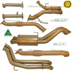 TOYOTA LANDCRUISER 200 SERIES V8 4.5LT TD DUAL 2.5" KING BROWN EXHAUST 