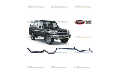 TOYOTA LANDCRUISER 78 SERIES TROOPY 4.5LT TD V8 REDBACK 3" EXHAUST CAT & PIPE