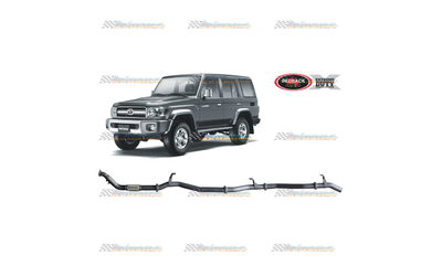 TOYOTA LANDCRUISER 76 SERIES WAGON 4.5LT TD V8 REDBACK 3" EXHAUST PIPE ONLY