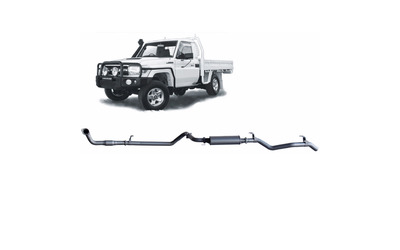 REDBACK EXTREME 3 INCH EXHAUST WITH CAT AND MUFFLER*NO DUMP PIPE*