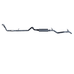 3" Turbo Back Exhaust - Landcruiser HZJ75 & HZJ78 4.2L 1HZ - DENCO Turbo (90-99)