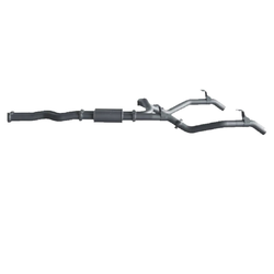 Twin 3" DPF Back Exhaust - Landcruiser 79 Series VDJ79R 4.5L Ute (11/2016 on)