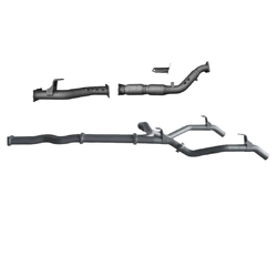 Twin 3" Turbo Back Exhaust - Landcruiser 79 Series VDJ79R 4.5L Ute (11/2016 on)