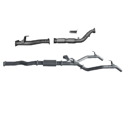 Twin 3" Turbo Back Exhaust - Landcruiser 79 Series VDJ79R 4.5L Ute (11/2016 on)