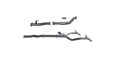 Twin 3" Turbo Back Exhaust - Landcruiser 79 Series VDJ79R 4.5L Ute (11/2016 on)